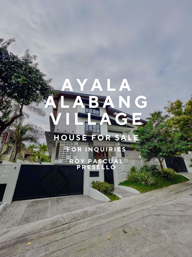 Ayala Alabang Village Brand New Modern House For Sale in AAV Muntinlupa