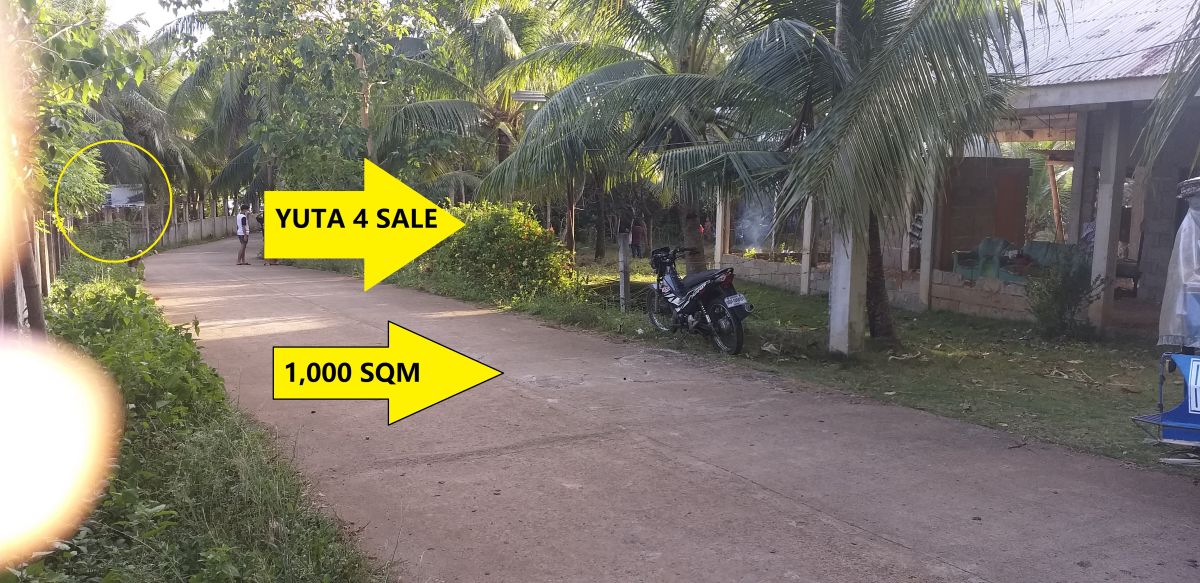 1,000 sqm Lot For Sale near Beach in Macrohon, Southern Leyte