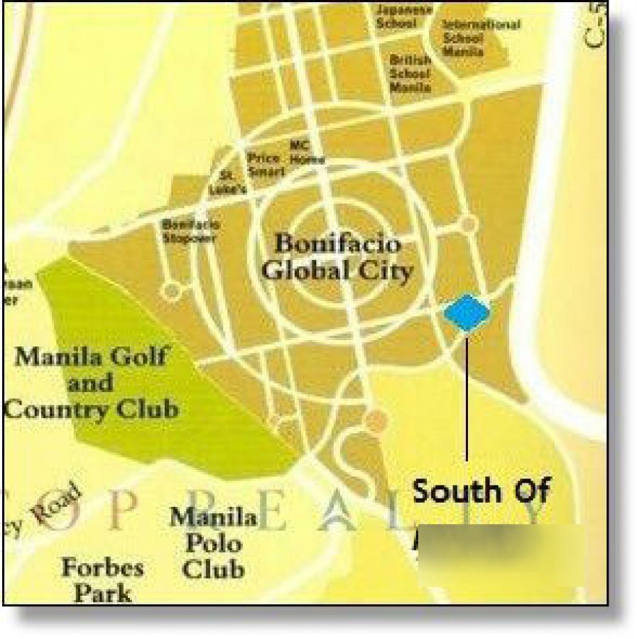 bonifacio global city map taguig philippines
