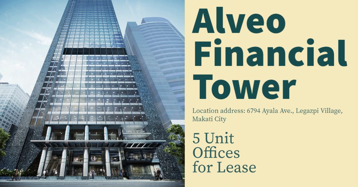 Alveo Financial Tower - Office space for lease ideal for co working space