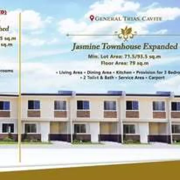 3 bedrooms townhouse expanded near tagaytay