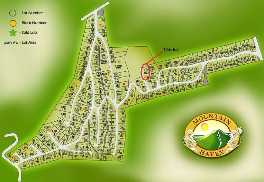 1,070 m² – Lot for Sale at Mountain Haven, Eden Toril Davao